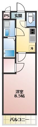 フジパレス吹田ウエストⅡ番館の間取り画像