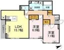 ルヴィータ広瀬の間取り画像