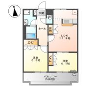 ソレアード・メゾンBの間取り画像