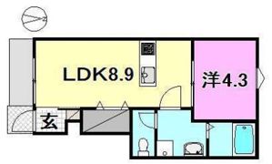 ヴェルグレーヴィア北条中央プレミアムの間取り画像