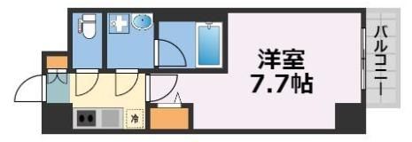 レジュールアッシュ大阪城WESTの間取り画像