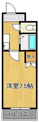 オリエンタル小倉南壱番館の間取り画像