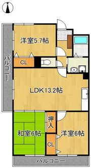 珪州館IIの間取り画像