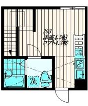 カントリー蒲田の間取り画像