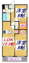 パストラーレ竜之口の間取り画像