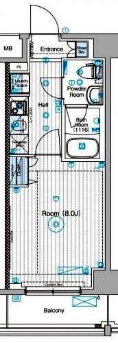フュージョナル東墨田の間取り画像