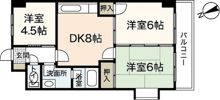 Villa七軒茶屋の間取り画像