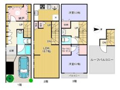 坪田邸の間取り画像