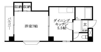 レジデンスAKASIの間取り画像