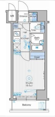 ガーラ・シティ大井町の間取り画像