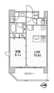 レオーネ新御徒町の間取り画像