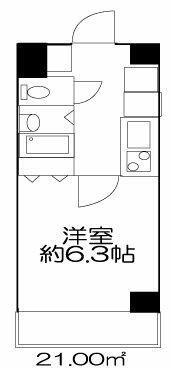 ドミール関内大通の間取り画像