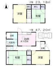今宮西市貸家の間取り画像