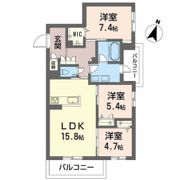 Balloonflower Southの間取り画像