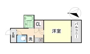 プラシード六甲の間取り画像