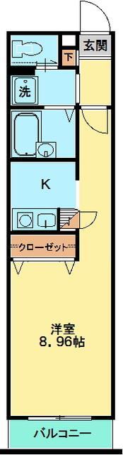 プレーンS金沢八景の間取り画像