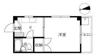 エクセレント西の間取り画像