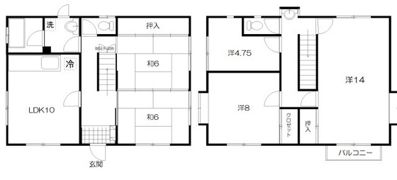 寺家House10の間取り画像