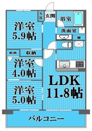 ピエス綱島の間取り画像