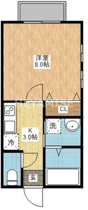 クレール馬渡の間取り画像