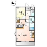 フローリッシュ若宮の間取り画像