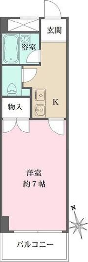 服部マンションの間取り画像