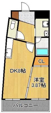 BRIS中井の間取り画像