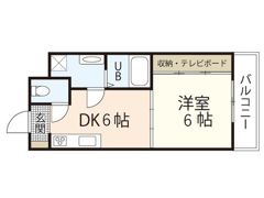 ノーブル平和大通りの間取り画像