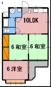 コーポねずみやの間取り画像