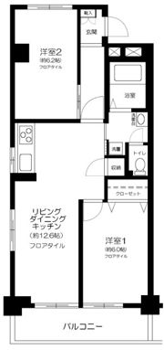 リシェル氷川台の間取り画像
