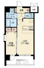 スプランディッド梅田北の間取り画像