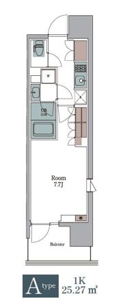 N’sパークレジデンス新宿御苑の間取り画像
