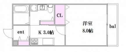メゾンヴェルテの間取り画像