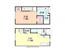 Primo粟島Ⅱの間取り画像