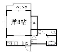 メゾン市川壱番館の間取り画像
