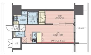 プレジオ九条の間取り画像