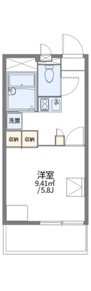 レオパレスSAKUの間取り画像