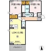 ロータスヒルAの間取り画像