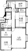 ガーデンロゼ高町の間取り画像