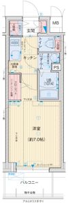 アドバンス神戸マーレの間取り画像