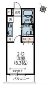スマーブル武蔵野桜サイドの間取り画像