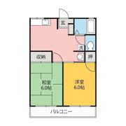 エンゼルハイム・アオキの間取り画像