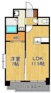 LEON篠崎橋の間取り画像