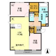 サープレマーシー Aの間取り画像
