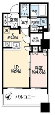 ブリリア有明スカイタワーの間取り画像