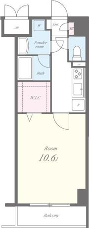 soleil神楽坂の間取り画像