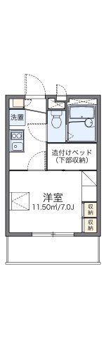 レオパレスゆうの間取り画像