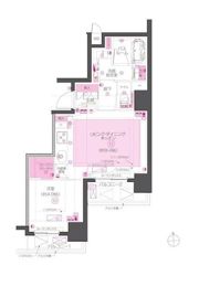 ZOOM東神田の間取り画像