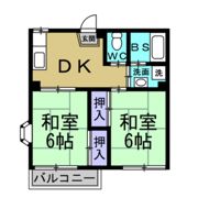 コーポ長尾の間取り画像