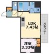 アートレジデンス梅田北Ⅱの間取り画像